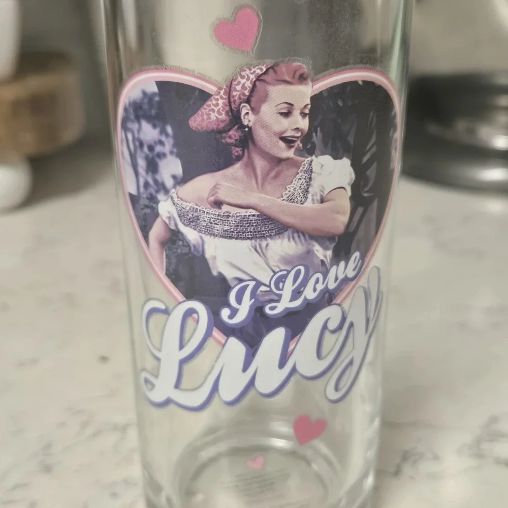 I Love Lucy 10 Oz Drinking Glasses 6